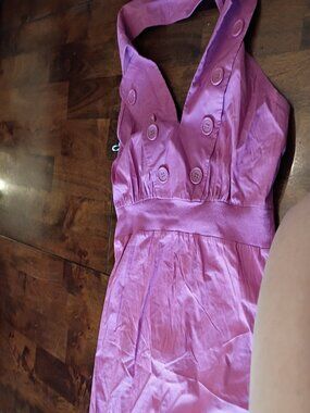 Hot Topic Sleeveless Halter-Neck Mini Dress
